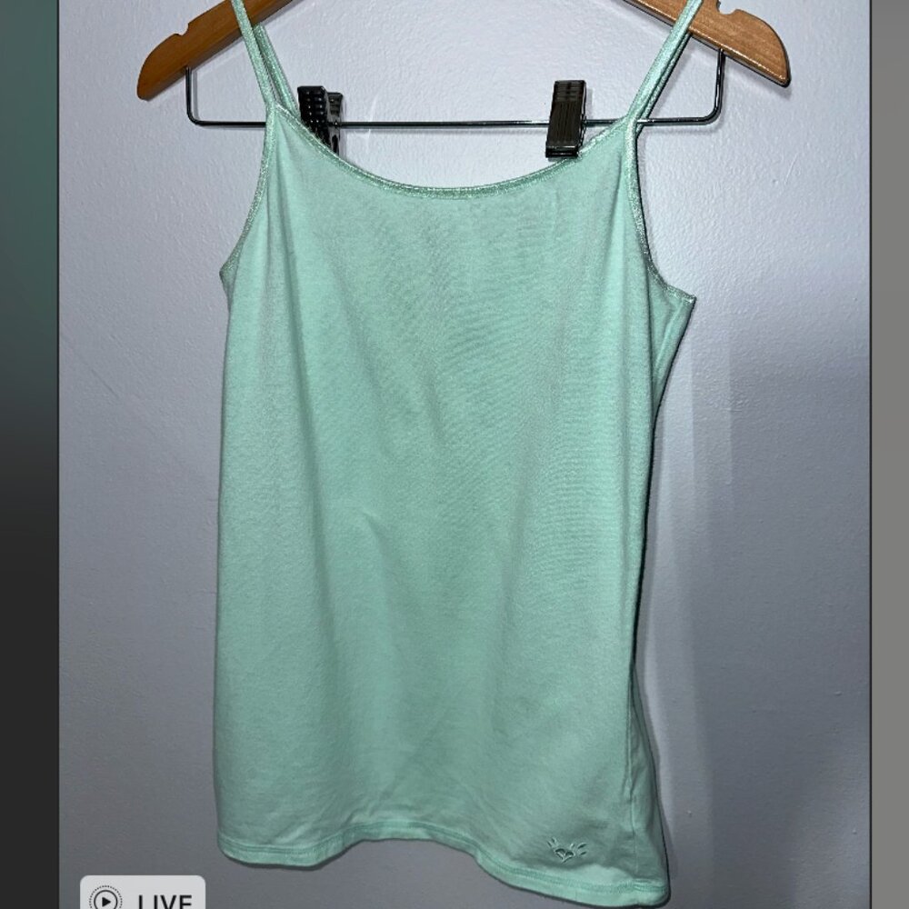 Mint Justice tank top